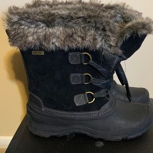 Khombu black winter boots 11